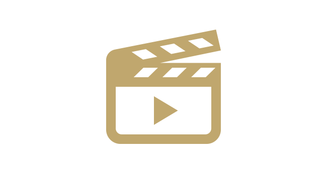 カチンコのイラストの下に「Movie/Drama/Anime」のテキストで表現しています